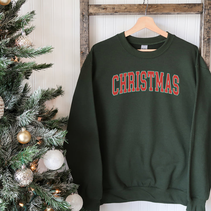 Simple CHRISTMAS collegiate sweatshirt