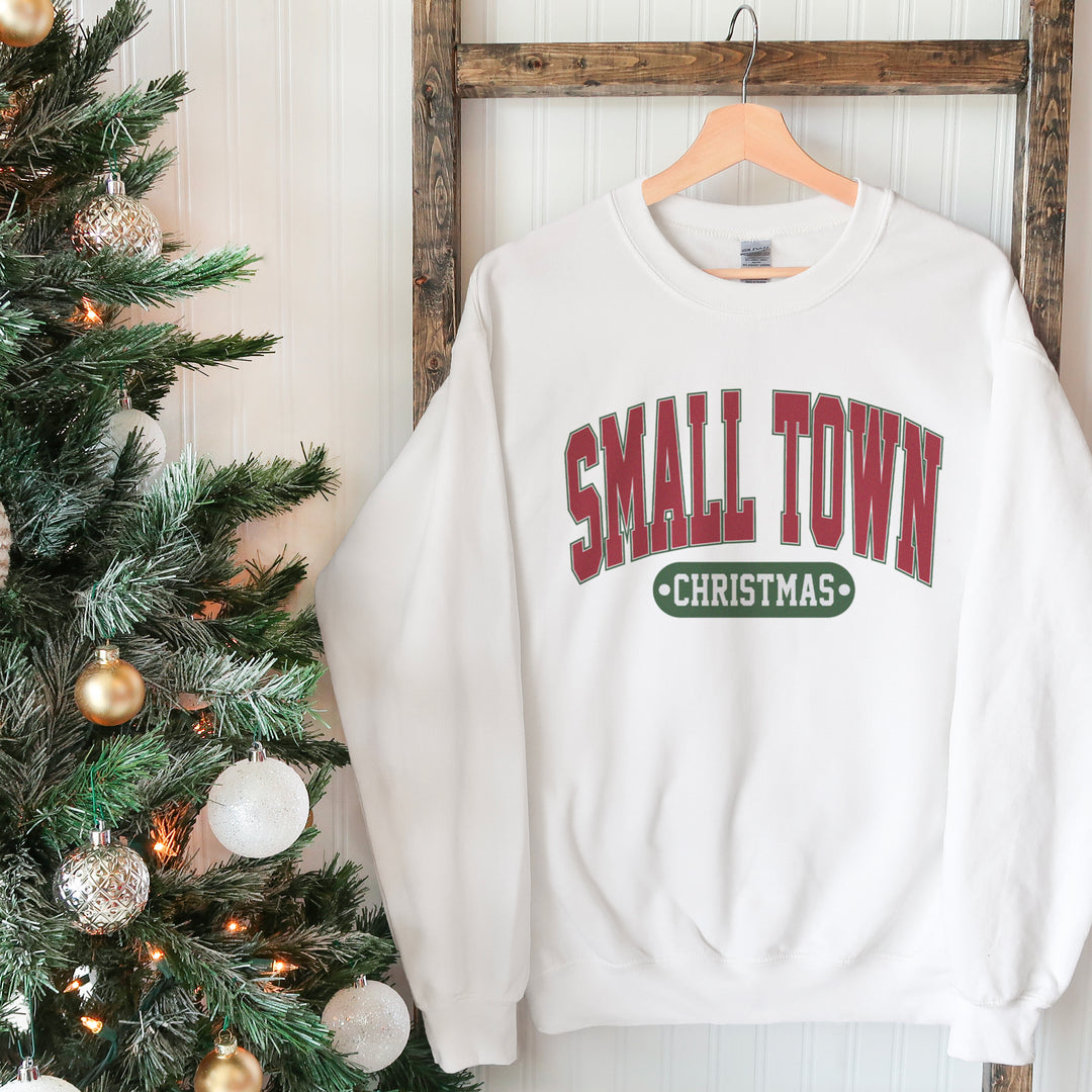 Small Town Christmas Crew Neck Sweatshirt