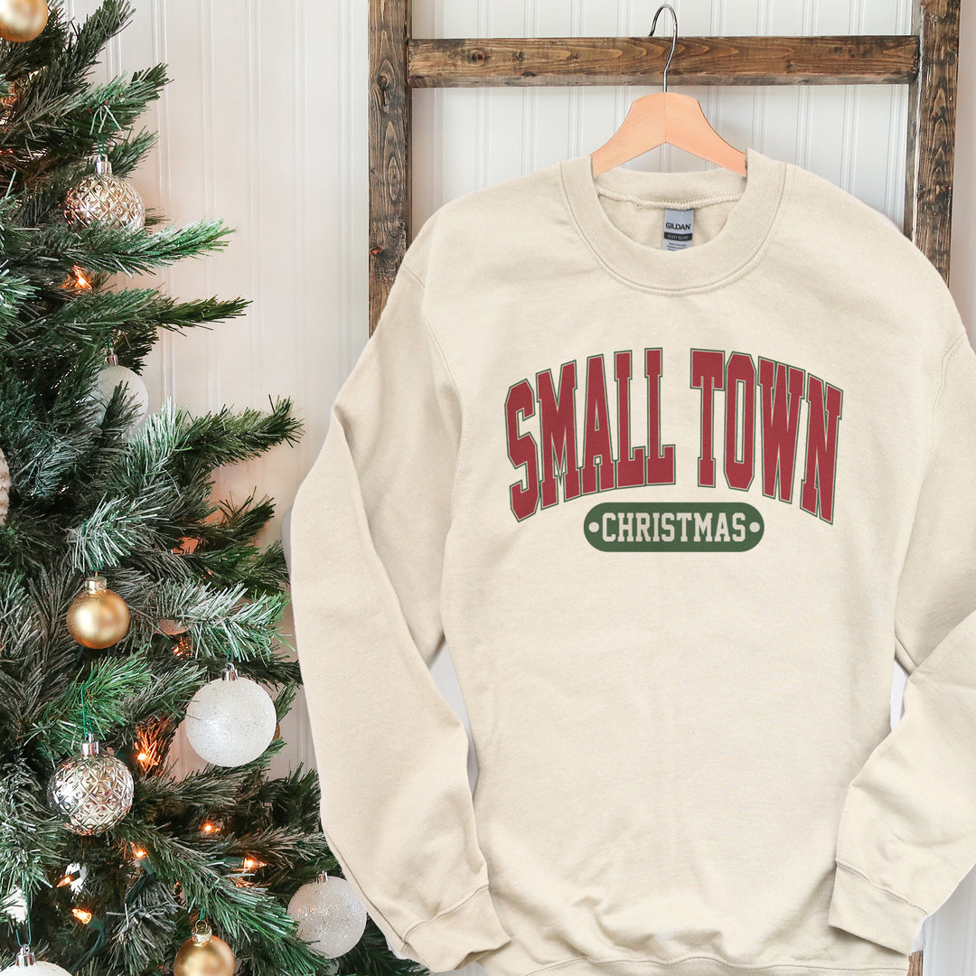 Small Town Christmas Crew Neck Sweatshirt