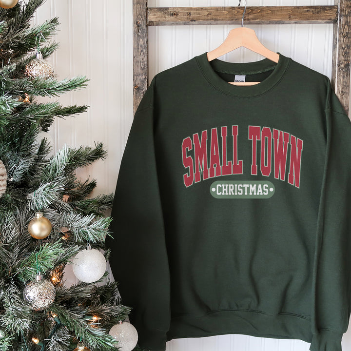 Small Town Christmas Crew Neck Sweatshirt