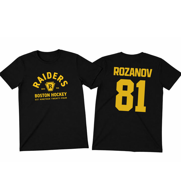 Boston Raiders Shirts Rozanov Heated Rivalry Inspired Fan Shirts Front and Back or Front only