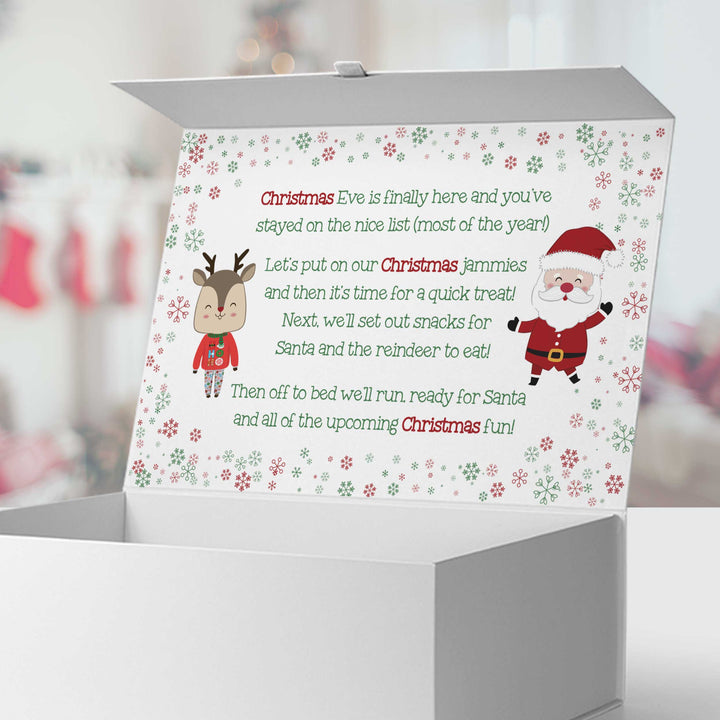 christmas eve box kit kids treat box christmas eve gift to kids gift from elf or santa christmas eve box