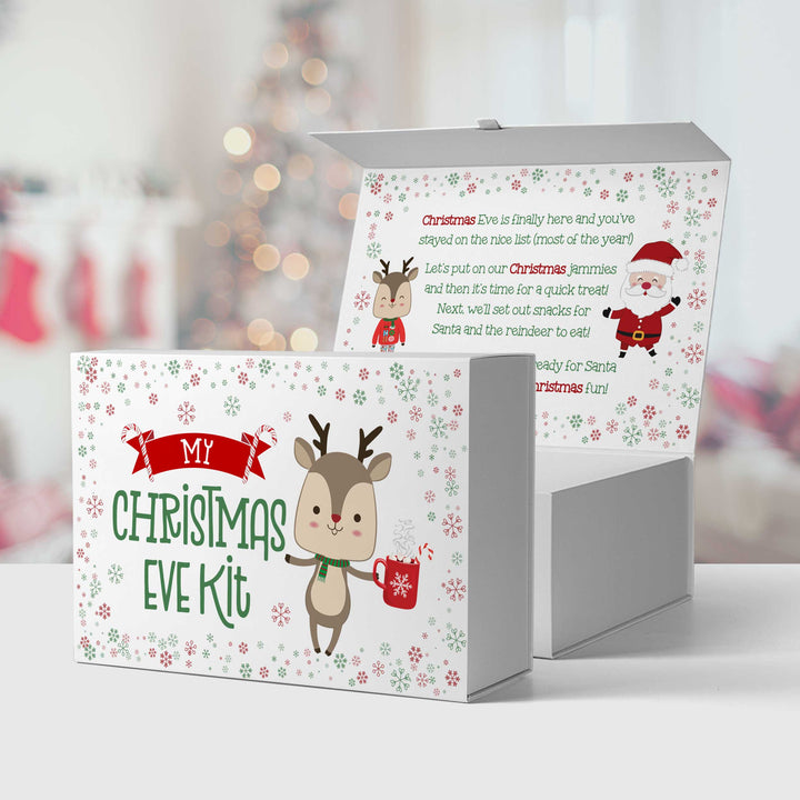 christmas eve box kit kids treat box christmas eve gift to kids gift from elf or santa christmas eve box