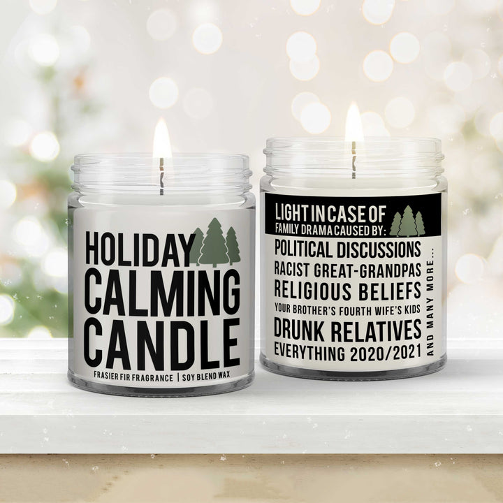 Holiday Family Drama Calming Candle ZA Original Design©