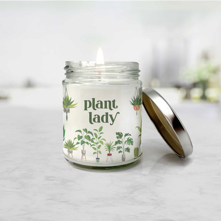 Plant lover gifts | plant lady candle | gifts for plant people candles