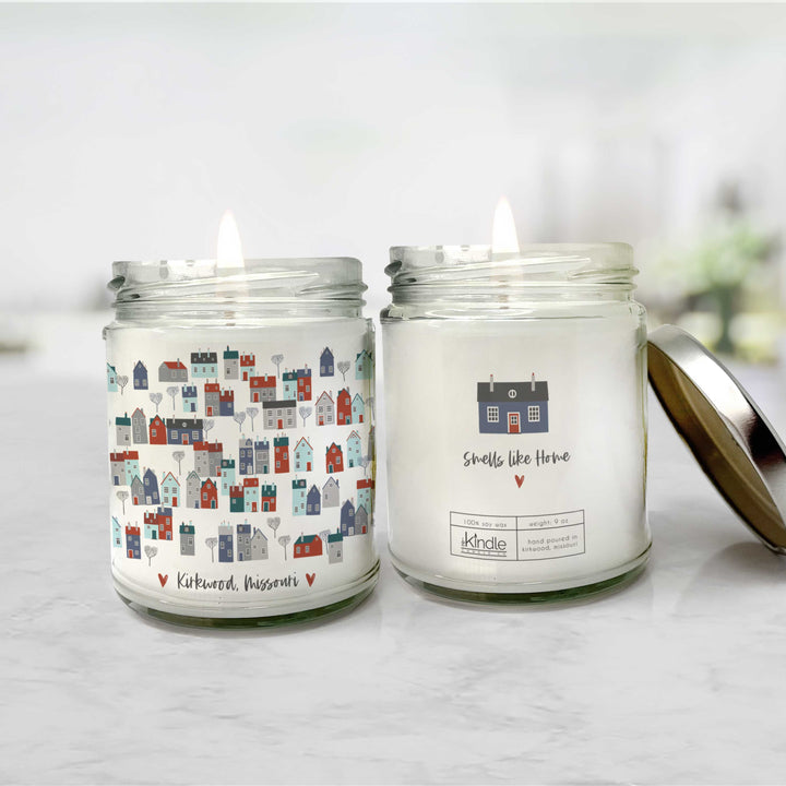 Hometown candle personalized with your own information/town/zip code, etc!