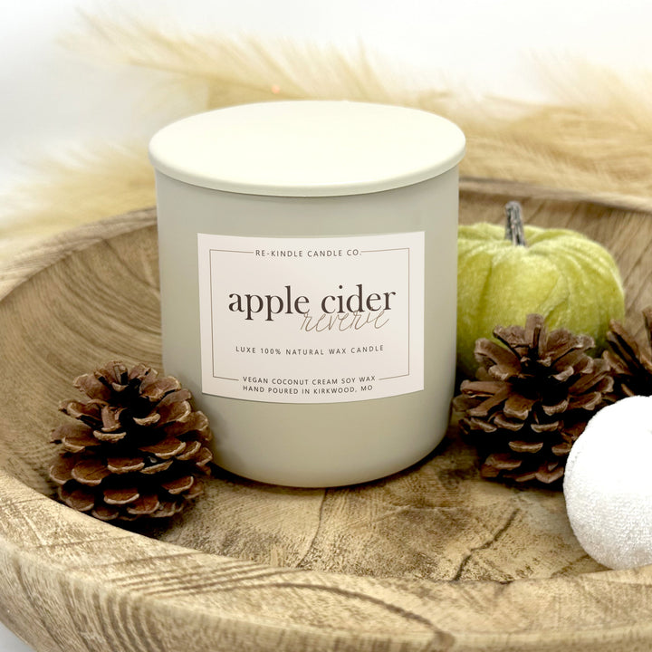 RK Candles Apple Cider Reverie Luxury Fall Candles Vegan