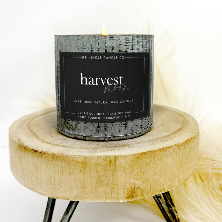 Harvest Moon fall thanksgiving luxury vegan candles