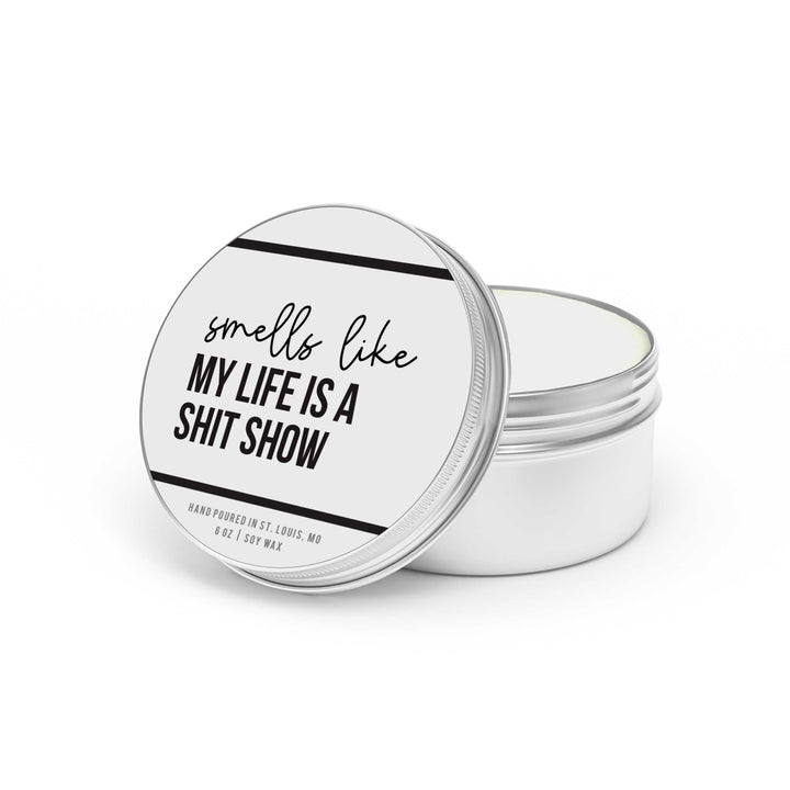 snarky candle | gifts for self family friends or co-workers | smells like my life is a shit show | soy wax candle stress relief candle