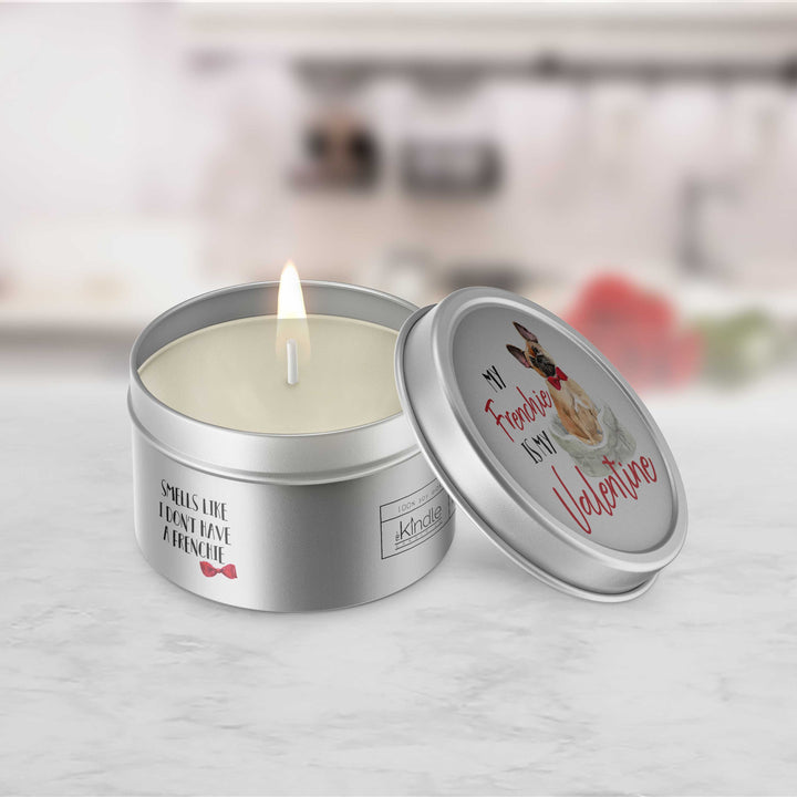 NEW for 2023! Valentine's Day Candle | my frenchie is my valentine | french bulldog candle