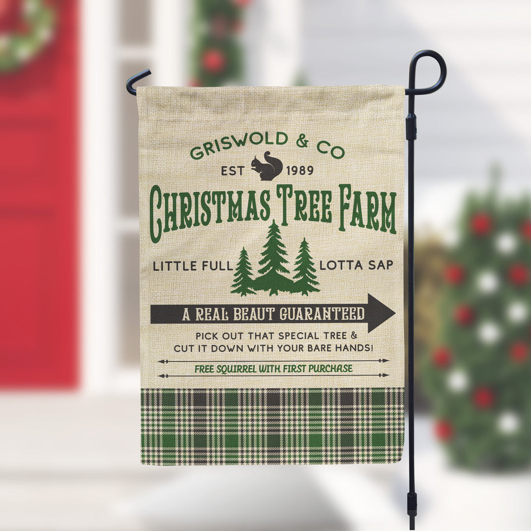 Christmas Garden Flag Christmas vacation funny garden flag