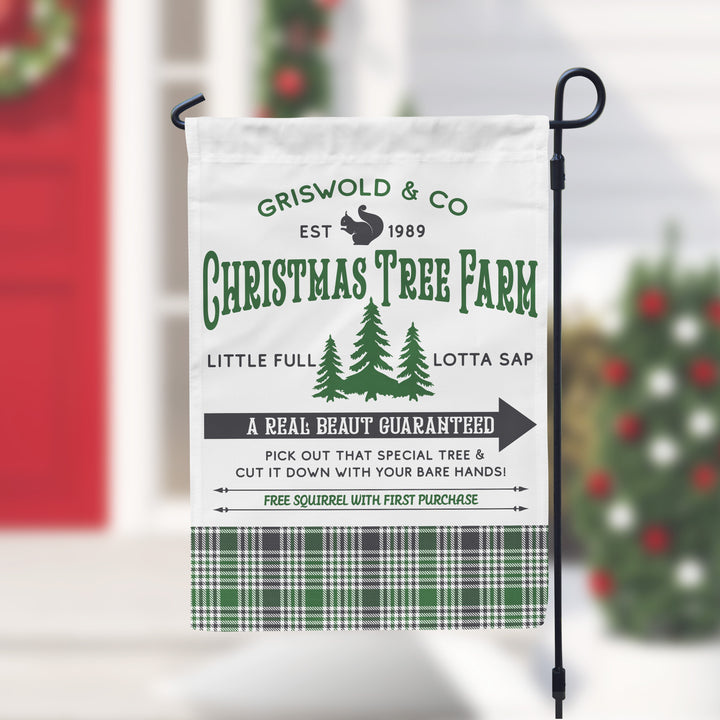 Christmas Garden Flag Christmas vacation funny garden flag