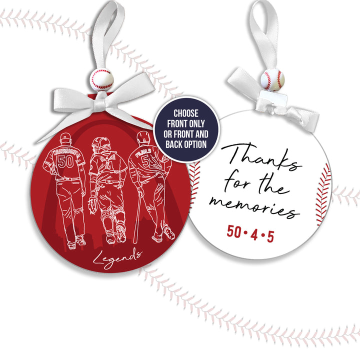 Yadi Waino Pujols Ornament