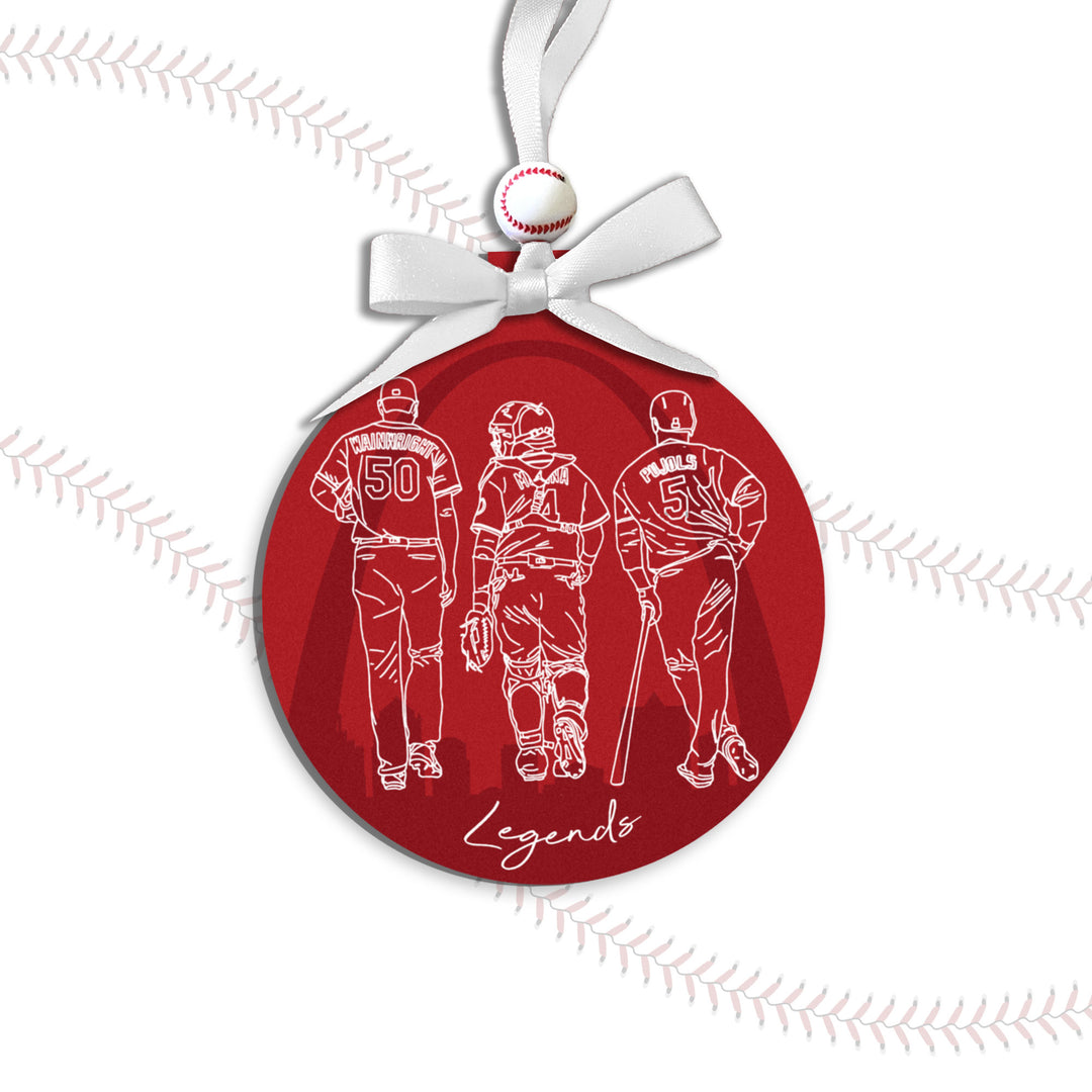 Yadi Waino Pujols Ornament