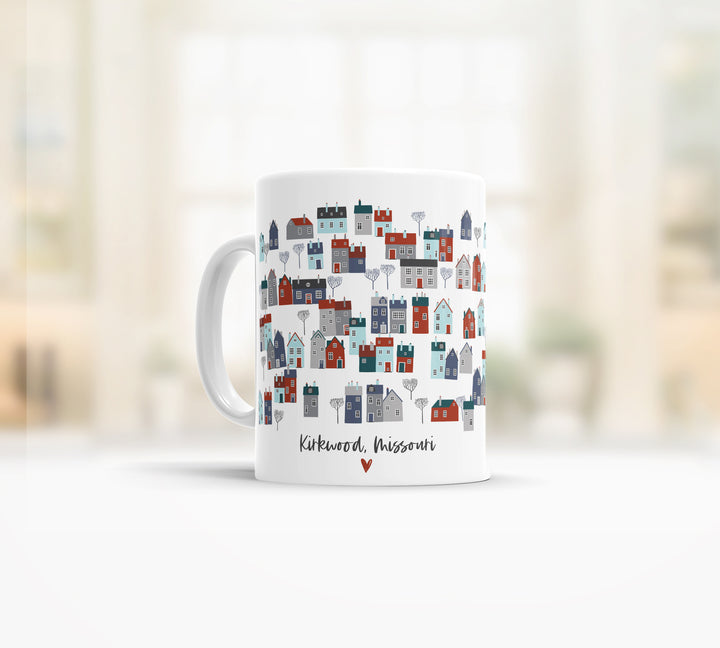 Hometown collection small town custom mug add your own town zip code