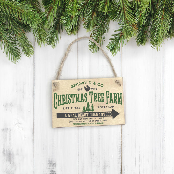 Christmas vacation inspired ornament Griswold family Christmas tree farm funny ornament