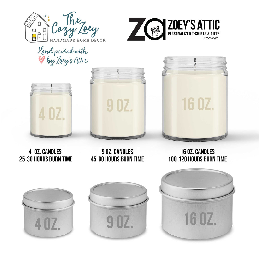 Valentine's Day Candle with hearts - Cute Trendy Valentines' day gift
