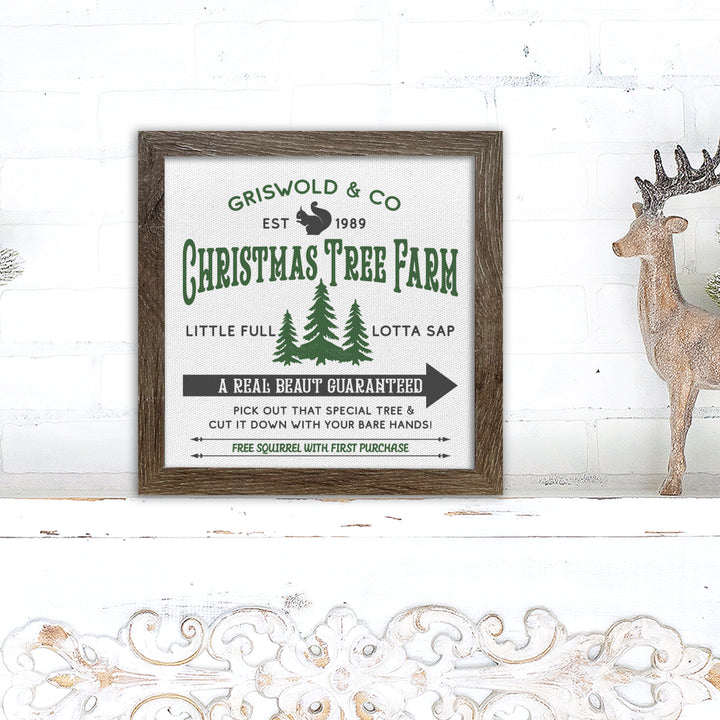 Christmas Vacation inspired funny Griswold Christmas Tree Farm Print Sign