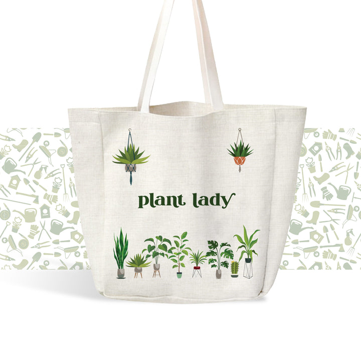 Plant Lady | Plant Lover totebag | Plant tote bag gardening lover gift