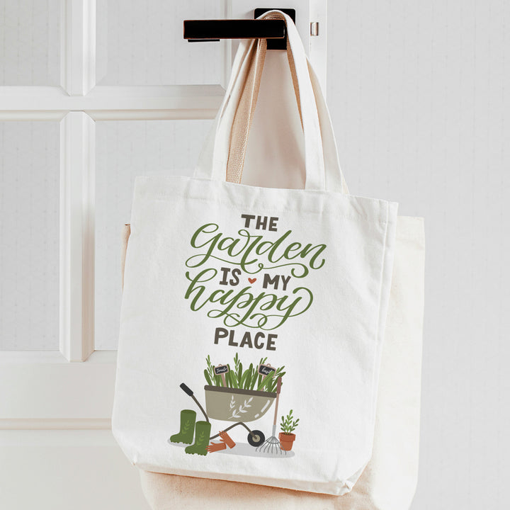 Gardening totebag | Garden is my happy place | Plant people tote bag gifts for gardeners